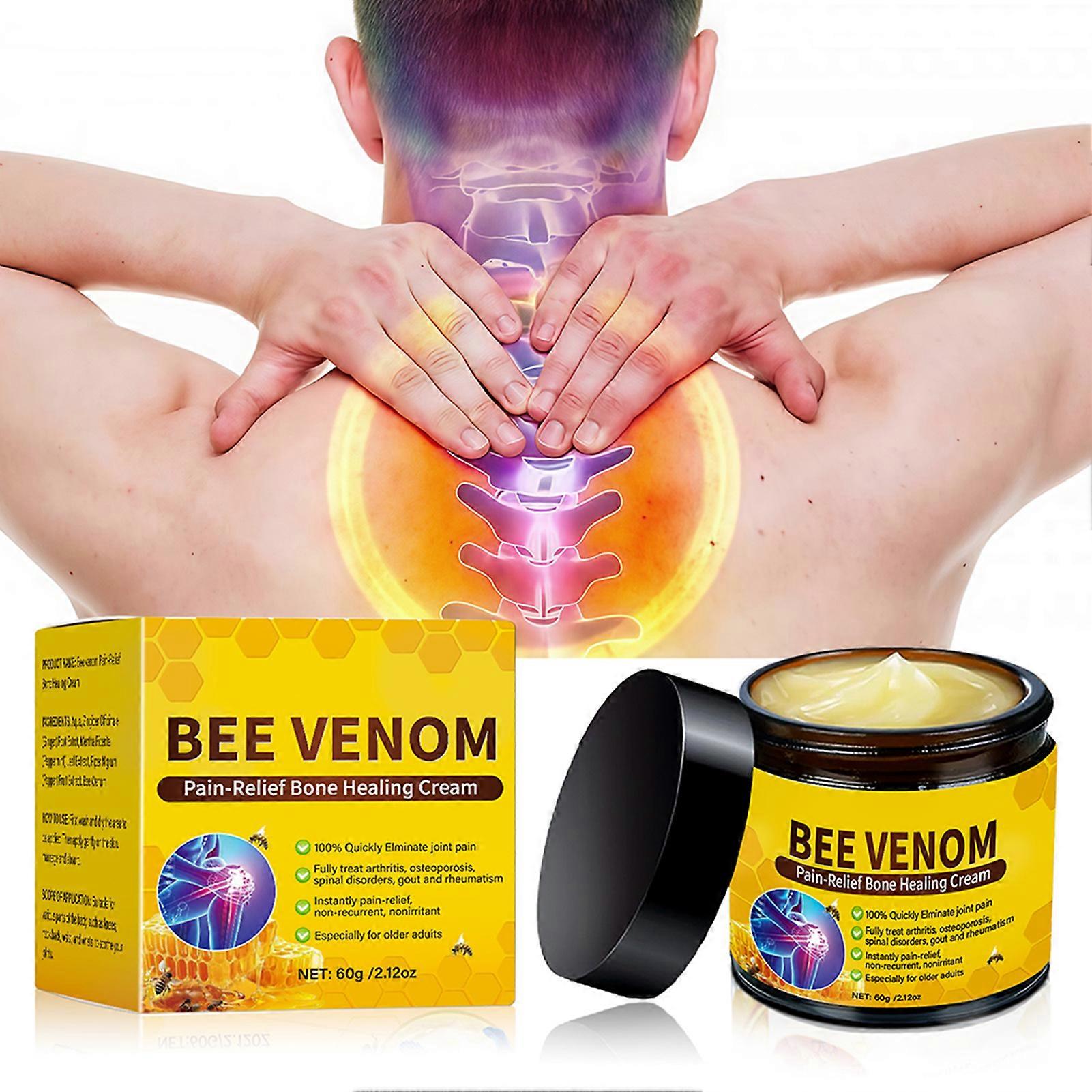 Relieve Joint Soreness Bee-Venom Cream Gentle Ingredients Pain Relieve Massage Cream for External Use
