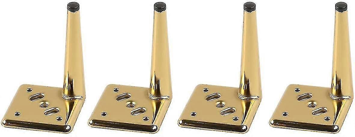 4 Pieces Metal Furniture Legs Support Legs Small Conical Tables Legs For Chairs Sofas Cupboards