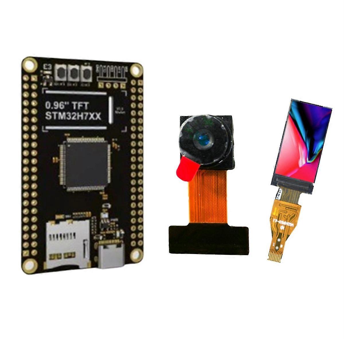 STM32H7 Core Board+0.96 Inch Screen+OV7725 Lens STM32H750VBT6 Development Board STM32 Minimum System hwy