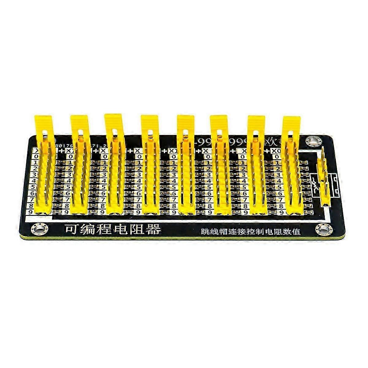 0.1R - 9999999.9R Programmable Resistor Adjustable Resistor Slide Resistor Board Step Accuracy 1% 0.