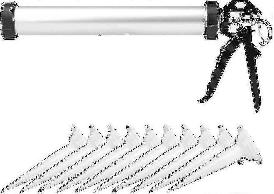 600ml silicone Caulking Gun com 10 bicos
