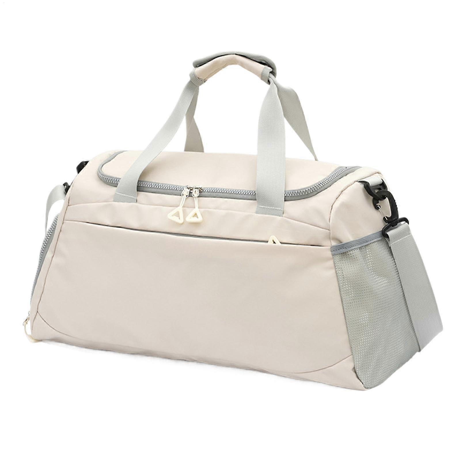 Travel bag – waterproof sports bag, drywet separation – swimming enthusiasts, white, Uni