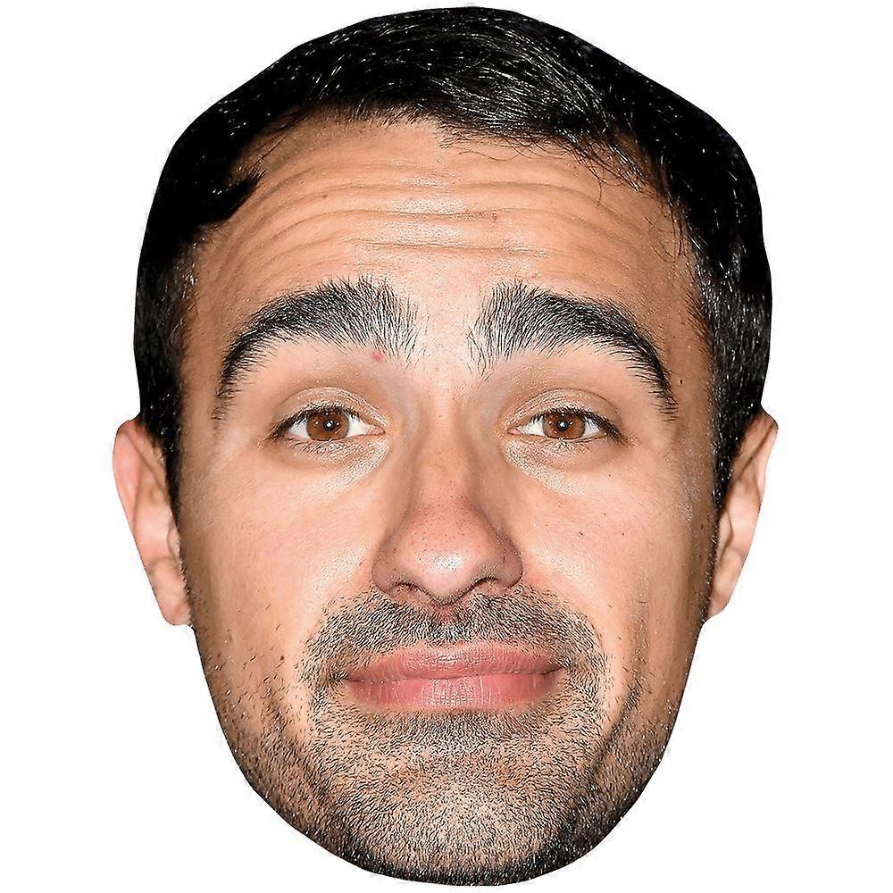 Jamie Demetriou (Beard) Celebrity Mask, Flat Card Face