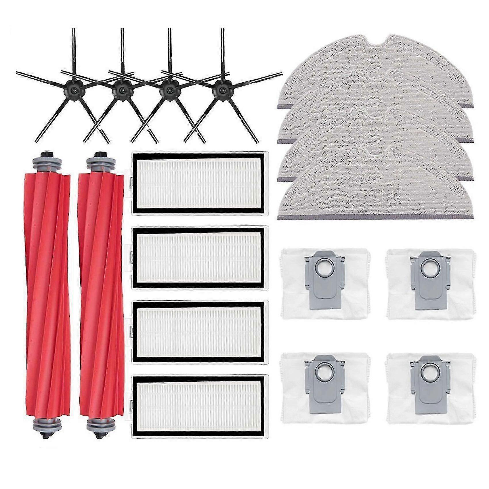Replacement Parts for Q7 Max/Max+/T8 Robot Vacuum - Side Brush, HEPA Filter, Mop, Dust Bag Accessories Kit