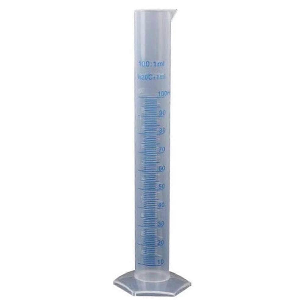 Measuring Cylinder Plastic Graduated Pipe Tool for Lab (100ml)