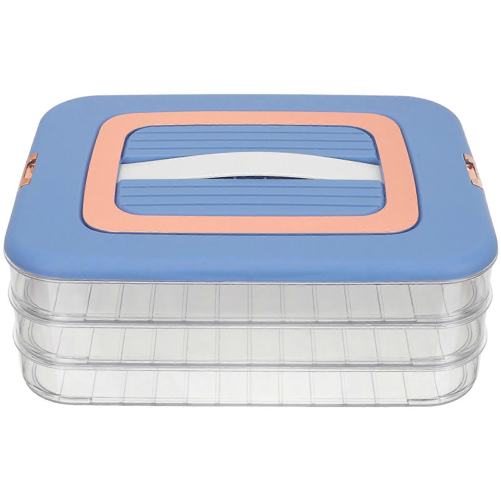 Compact Freezer Box for Dumplings, Efficient Space Utilization and Freshness