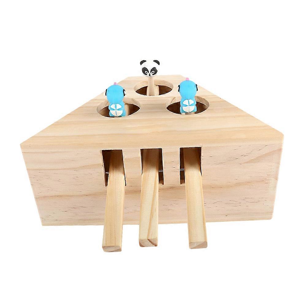 Stimulating Cat Toy, Interactive Wood Game to Boost Agility and Mental Health