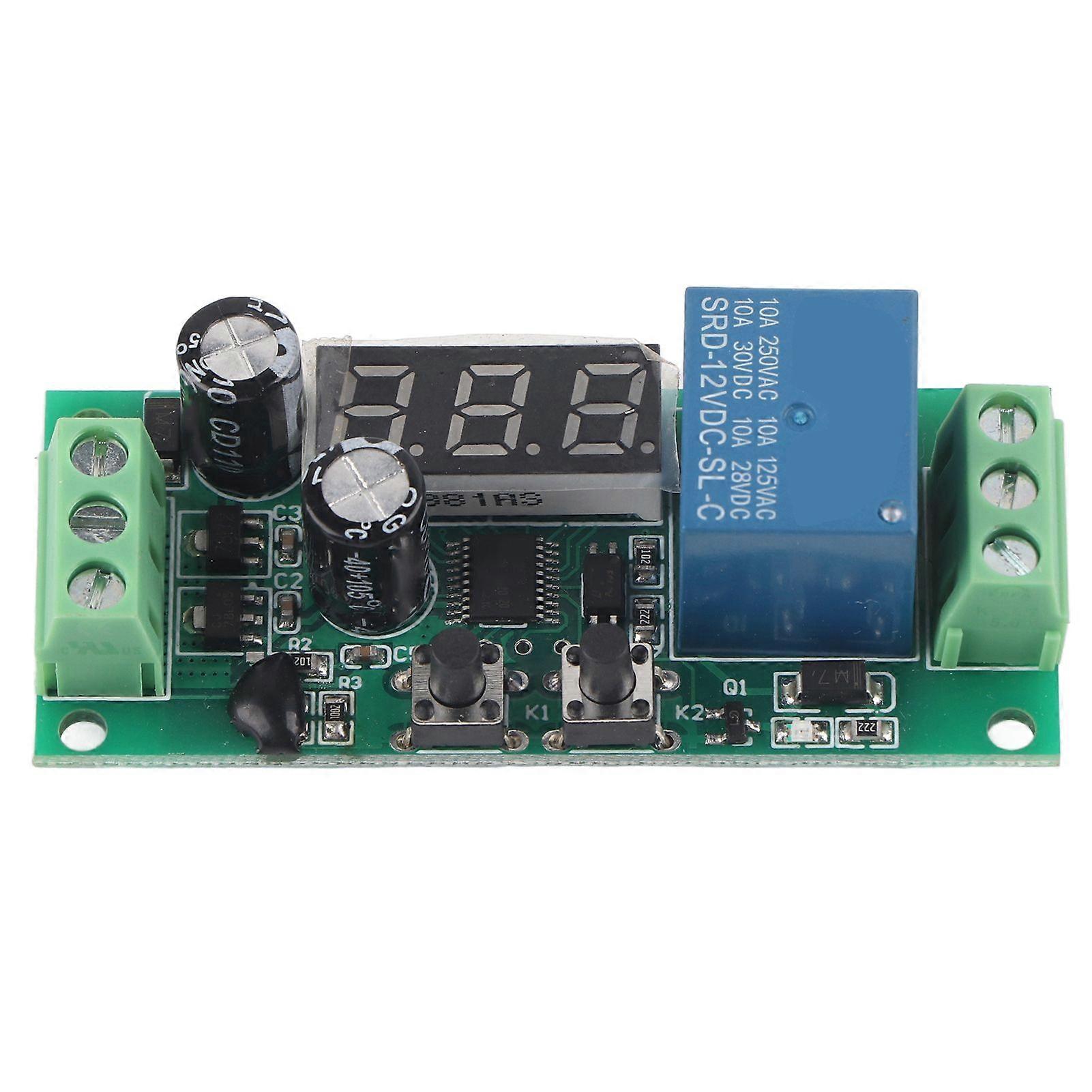 High quality  Digital display voltage detection detection relay module DC12V