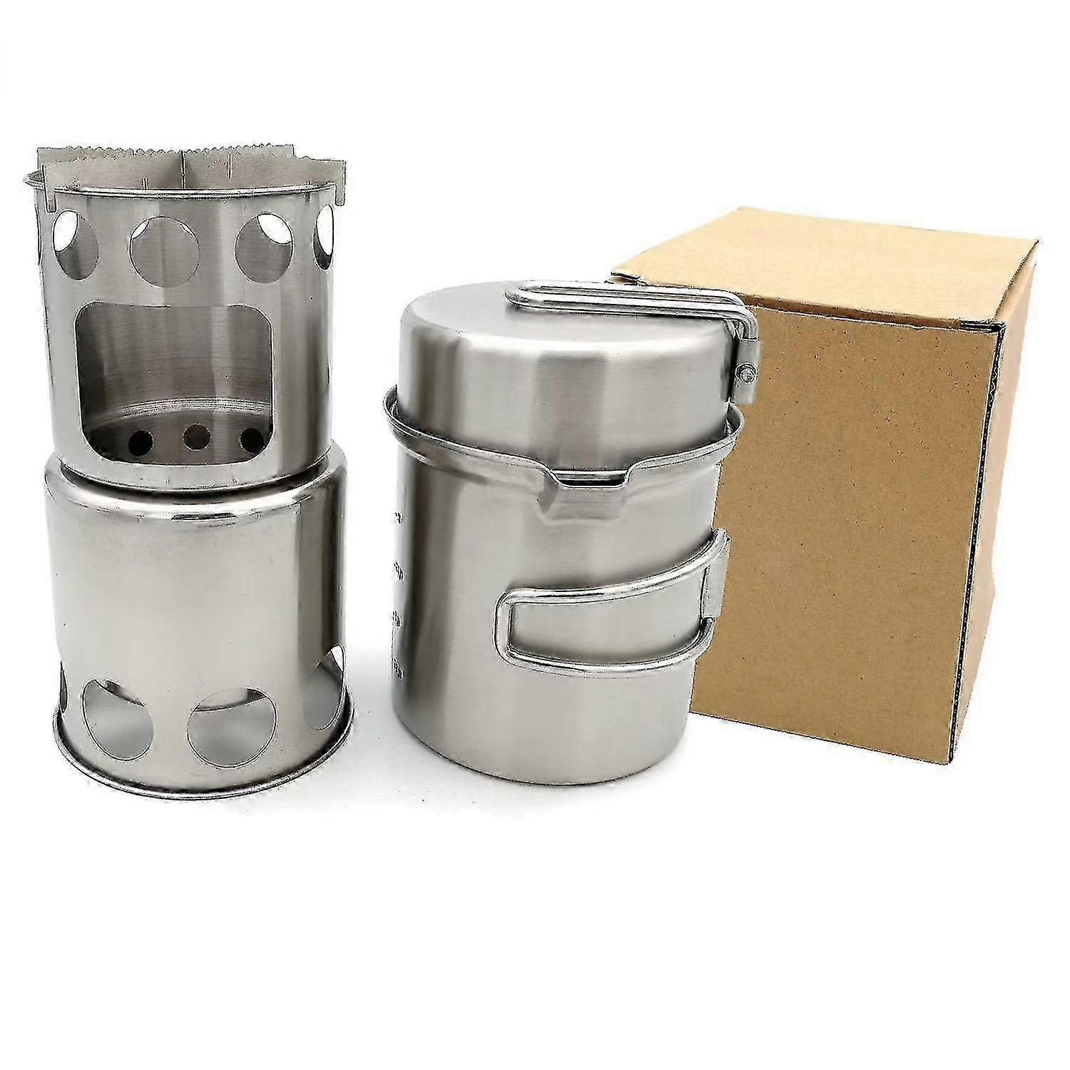 Bärbar mini alkoholspis för campingvandring - 1 set