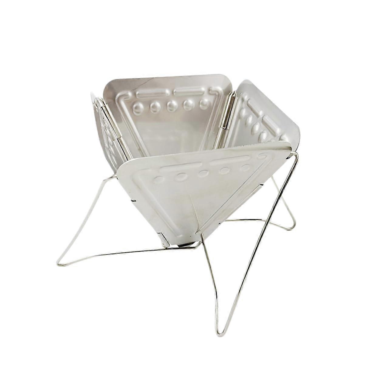 Coffee Filter Foldable Basket Portable Coffee Timer Propane Tap For Boiling Water Camping Stove Gas Kettle Silver