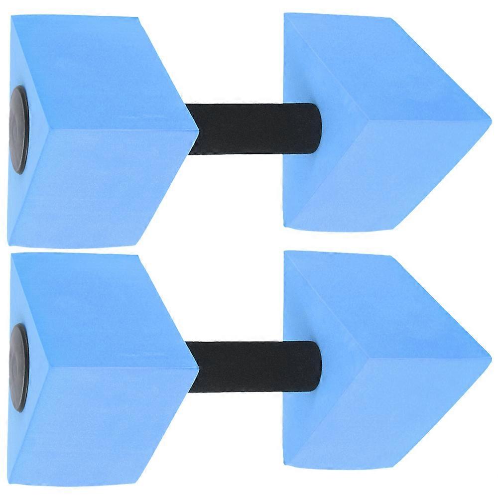 Compact Dumbbells Providing Buoyancy and Resistance in Water Activities