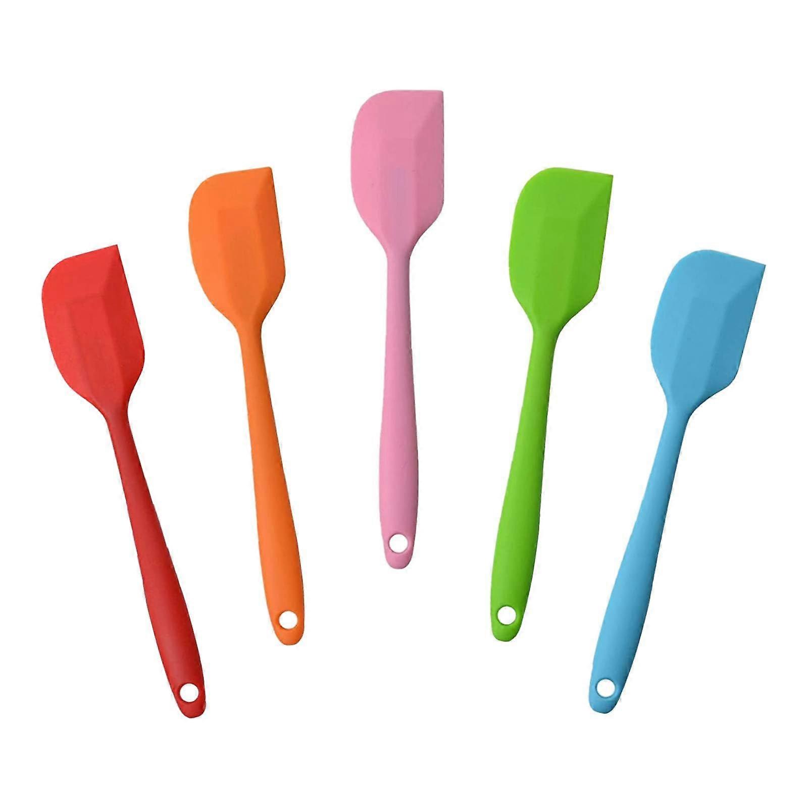 Silicone Spatula Set of 5 Heat Resistant up to 500°F (21 cm)