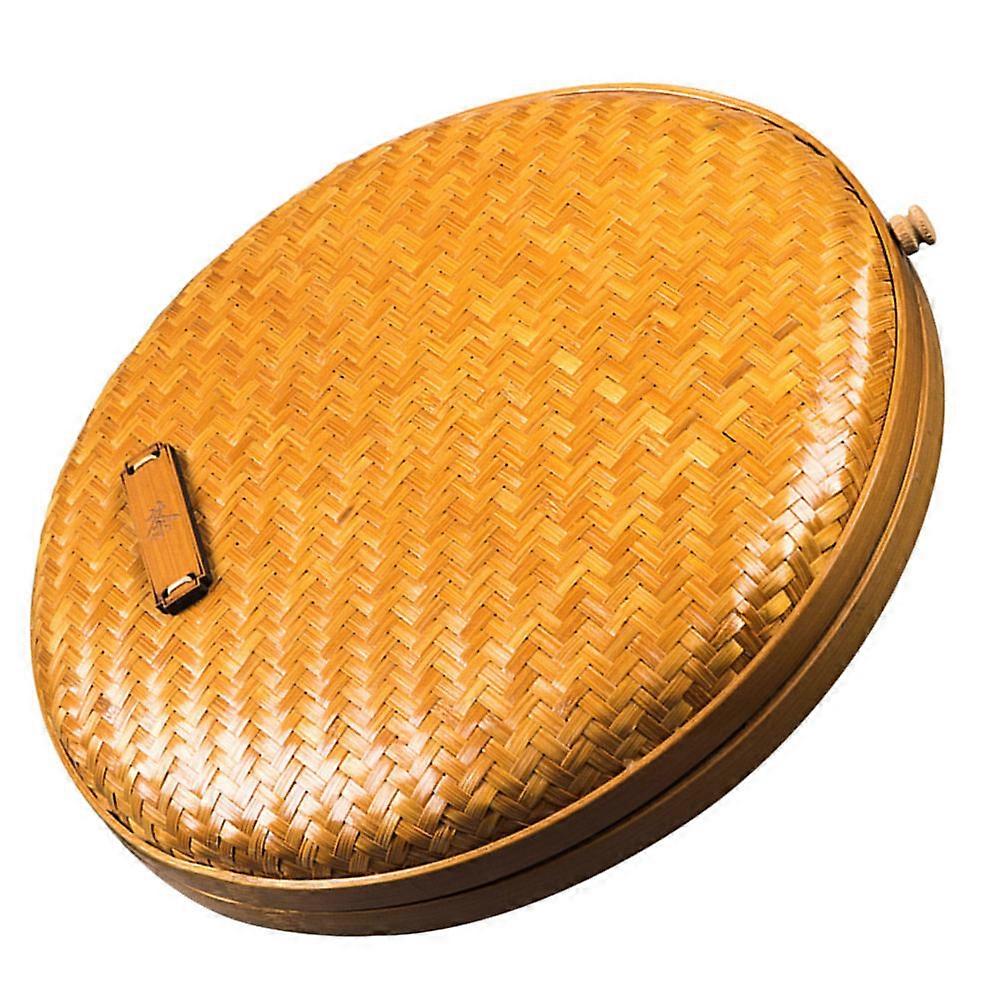 Bamboo Weave Basket for Storage Use Tea Accessory Storage Box 1Pcs