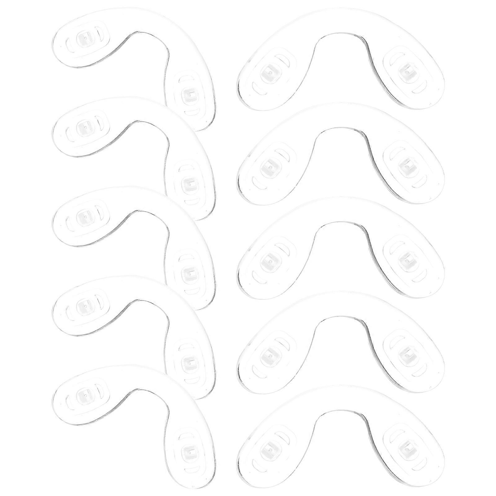 Screw-In Eyeglass Nose Pads Reusable Glasses Nose Pads For Near-Sighted Users 10Pcs