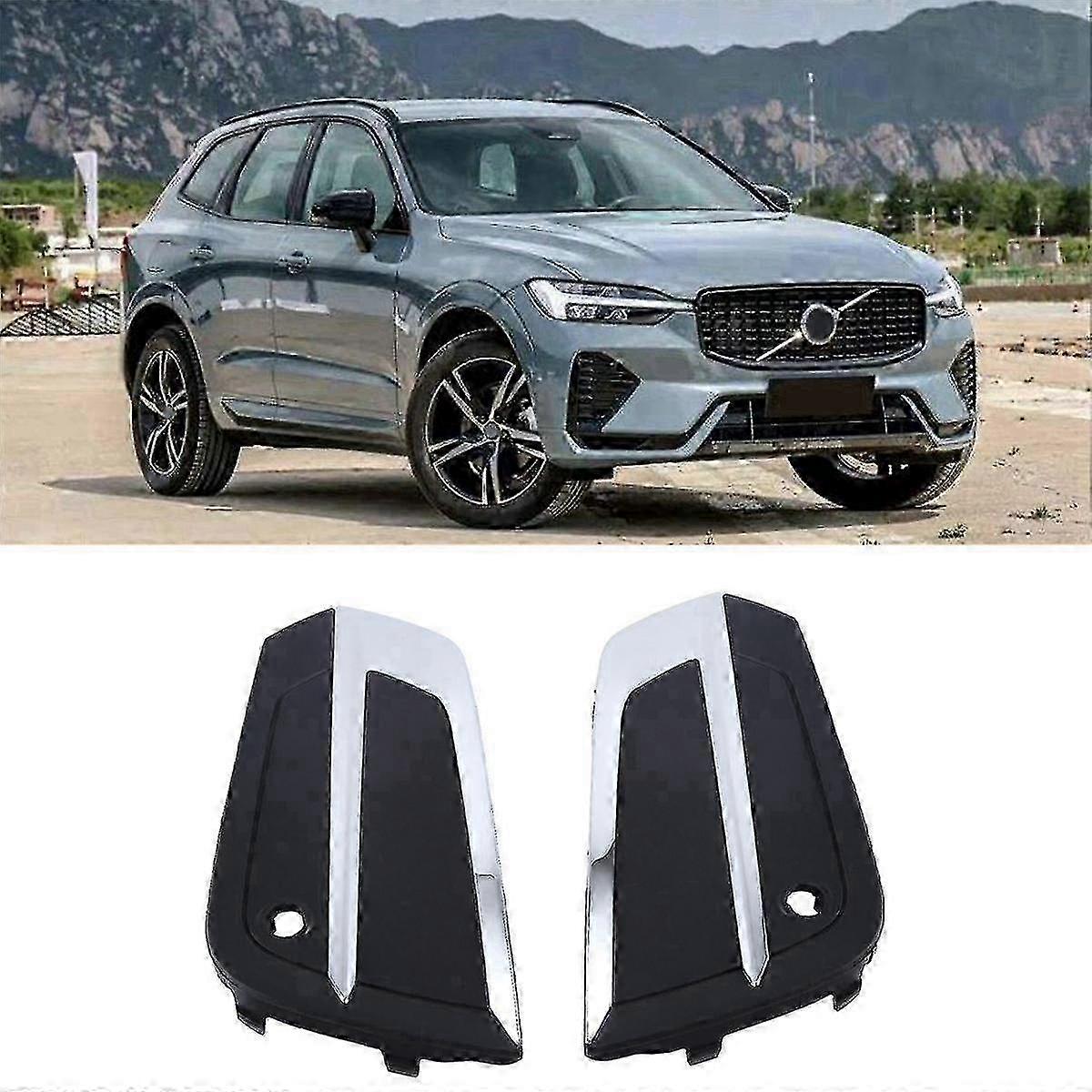 Front Bumper Grille Fog Lamp Bezel and Grille for Vehicles compatible with a Specific Brand Model XC60 MK2 from 2018 to 2021