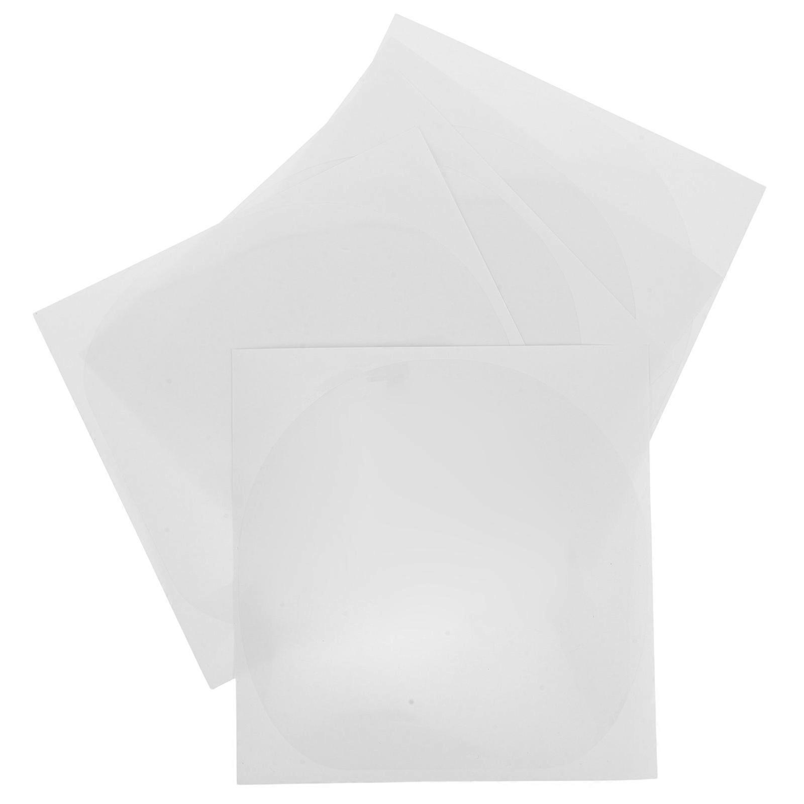 Protective Adhesive Sheet for Table Tennis Racket Accessory Leisure Activities Plastic Material 5Pcs