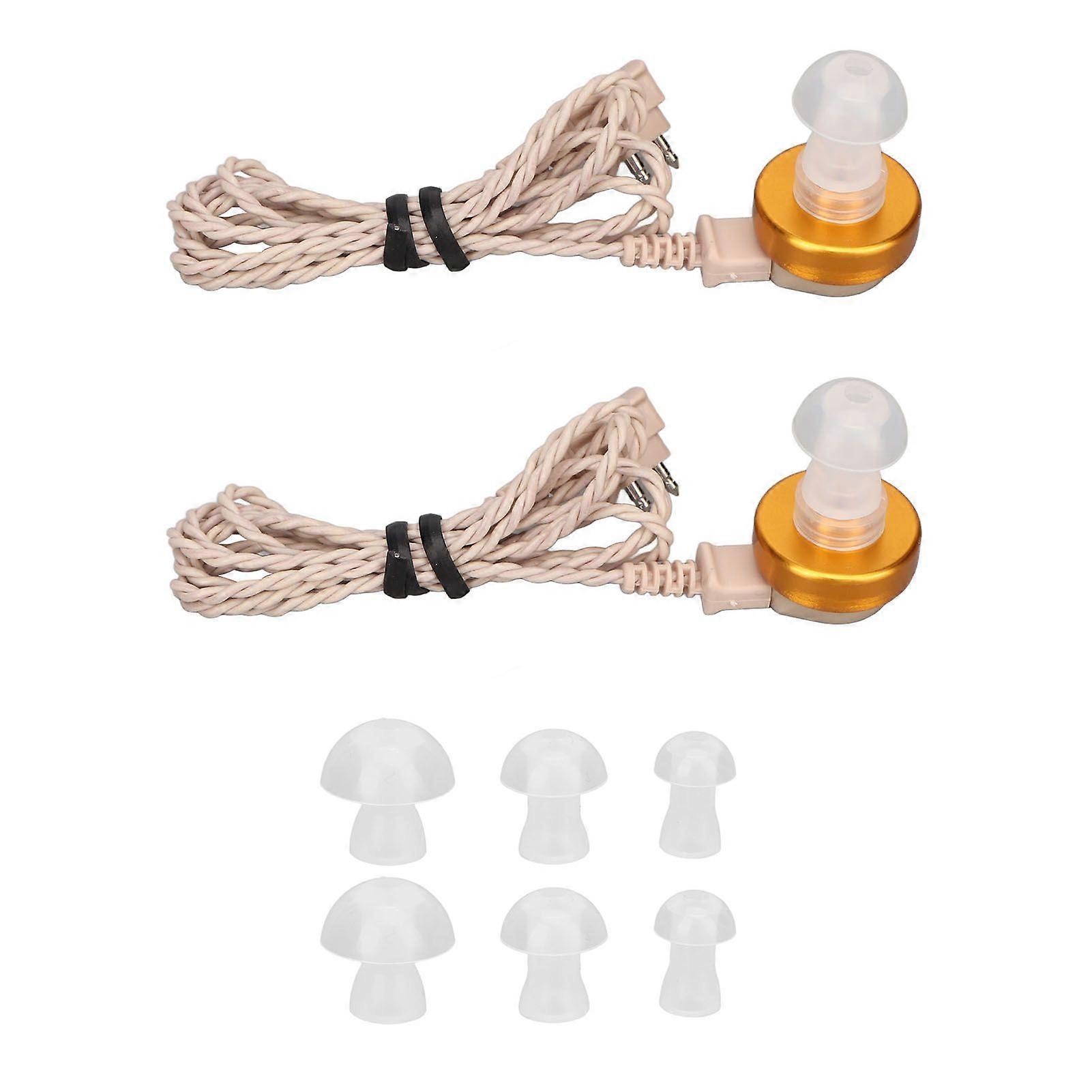 2025 Latest Model Hearing Device 2 Pin Cable Wire Sound Hearing Device Receive...