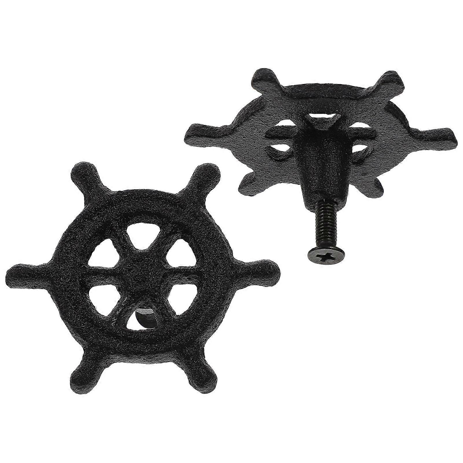 Ocean Theme Cast Iron Drawer Pulls   Mediterranean Style Sea Inspired Door Handles for Wardrobe and Dresser   Easy Install, Smooth Surface, Artistic
