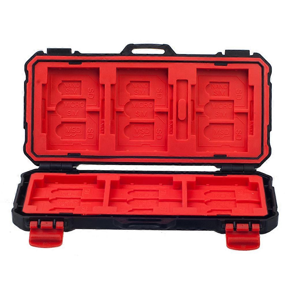 Memory Card Holder Professional Storage Case For CF 7.6x14.6x1.8cm Waterproof Dustproof 1Pc