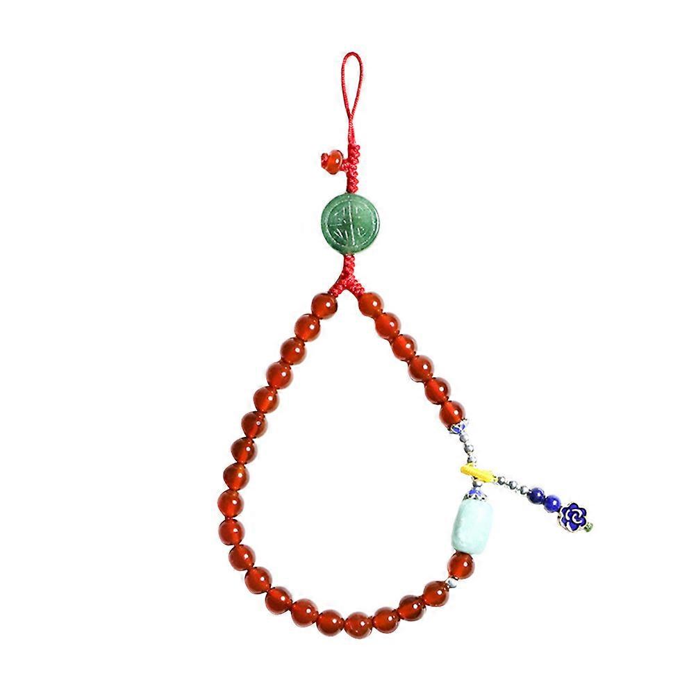 Cell Phone Lanyard 1Pc Strong Grip Red Vintage Design Prevents Loss Ideal For Jogging Biking Hiking