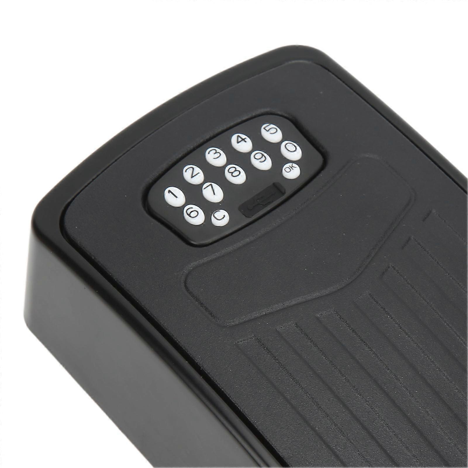 Smart Safe with Dynamic Password, Bluetooth Remote Control with App, High Security, IPx5 Waterproof, for Key Storage