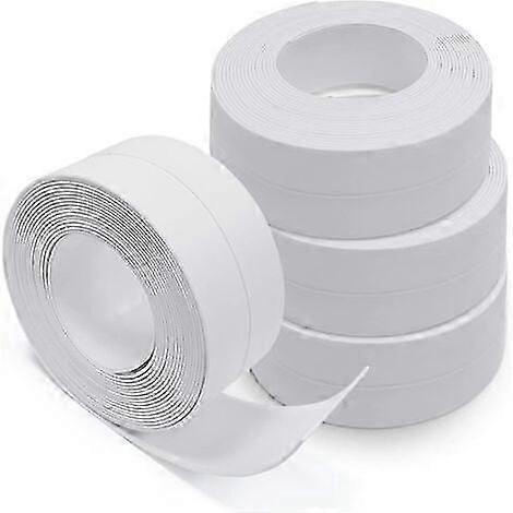 Wall and Facade Sealant Strip - 4 Rolls White