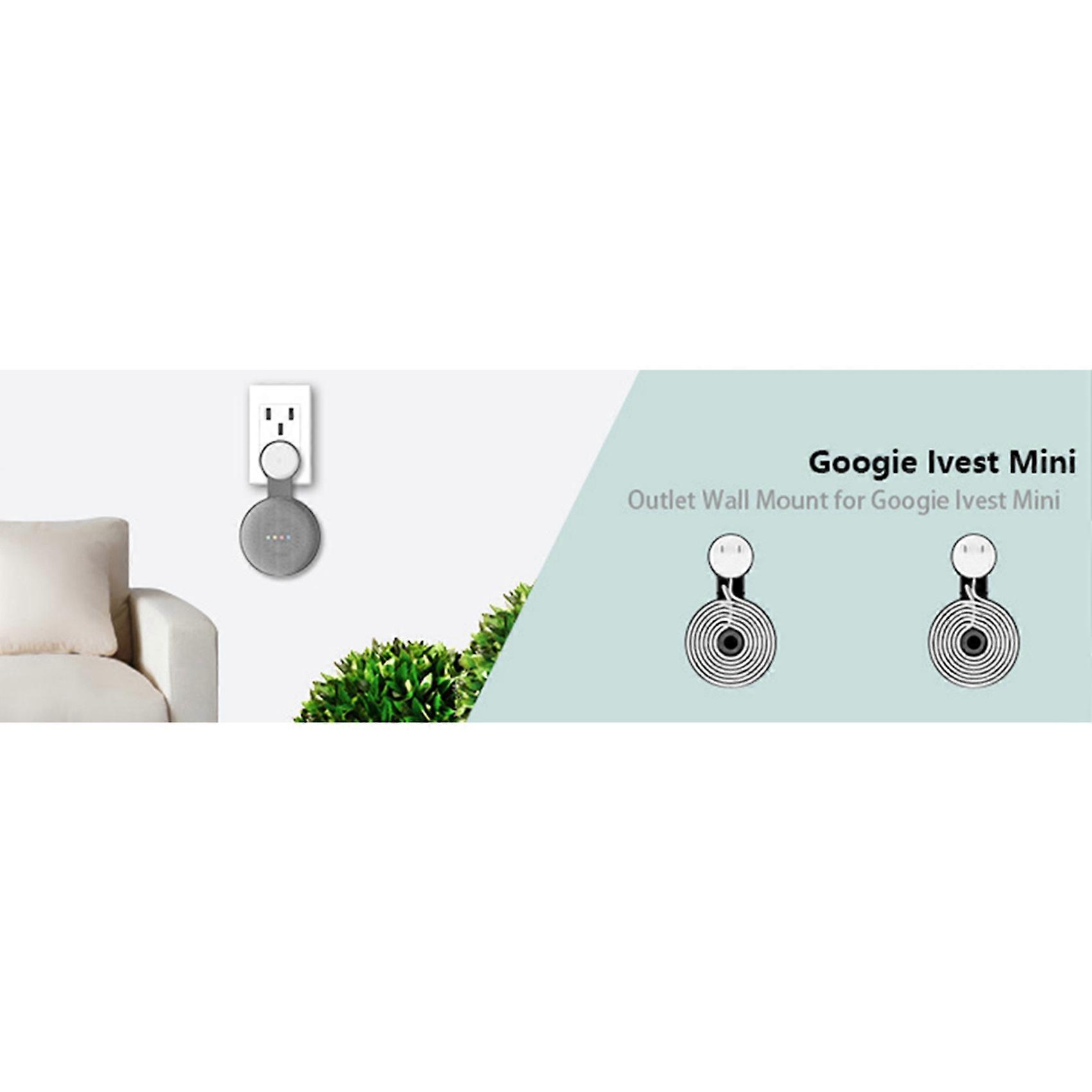 10Pcs Suitable for Audio for Mini Wall Bracket Second Generation Socket Hanging Hanger Bracket-Black