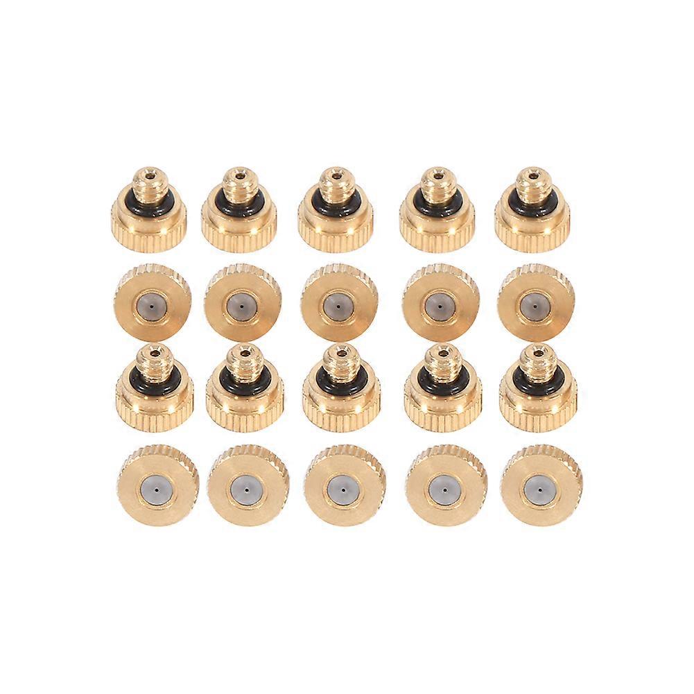Messing-Nebeldüsen für Kühlsystem (0,4 mm) 10/24 UNC Garten 20Stk