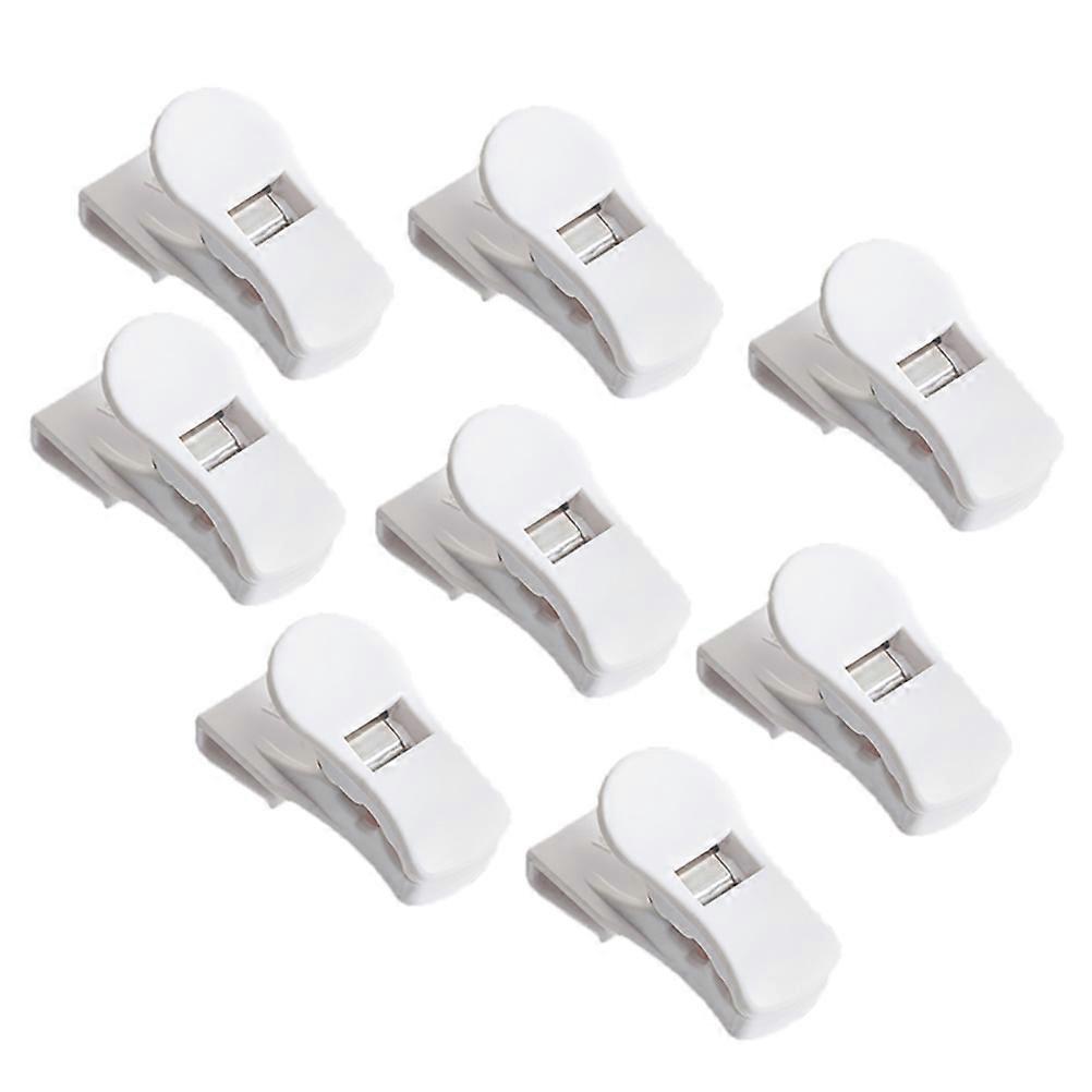 Multi-function Fridge Clip Fridge Side Door Classifying Food Bags Home Use Rectangular Shape 8Pcs