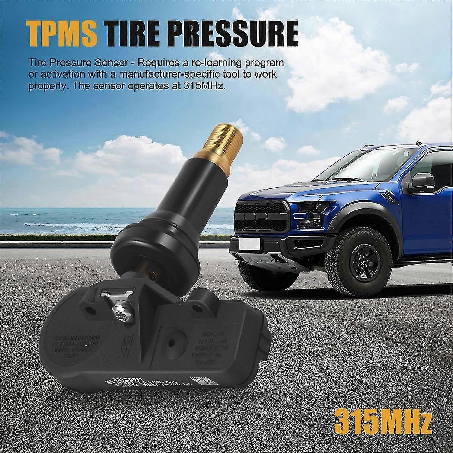 1X TPMS Tire Pressure Monitoring Sensor 315MHz for Escape Expedition Explorer Fiesta DE8T-1A180-AA,