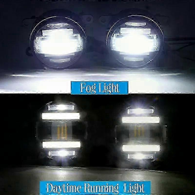 2in1 Compatible 30W LED Fog Light Assembly with DRL 4000lm Aluminum Fog and Daytime Running Lamp for a Certain Brand XJ X358 2007 2008 2009