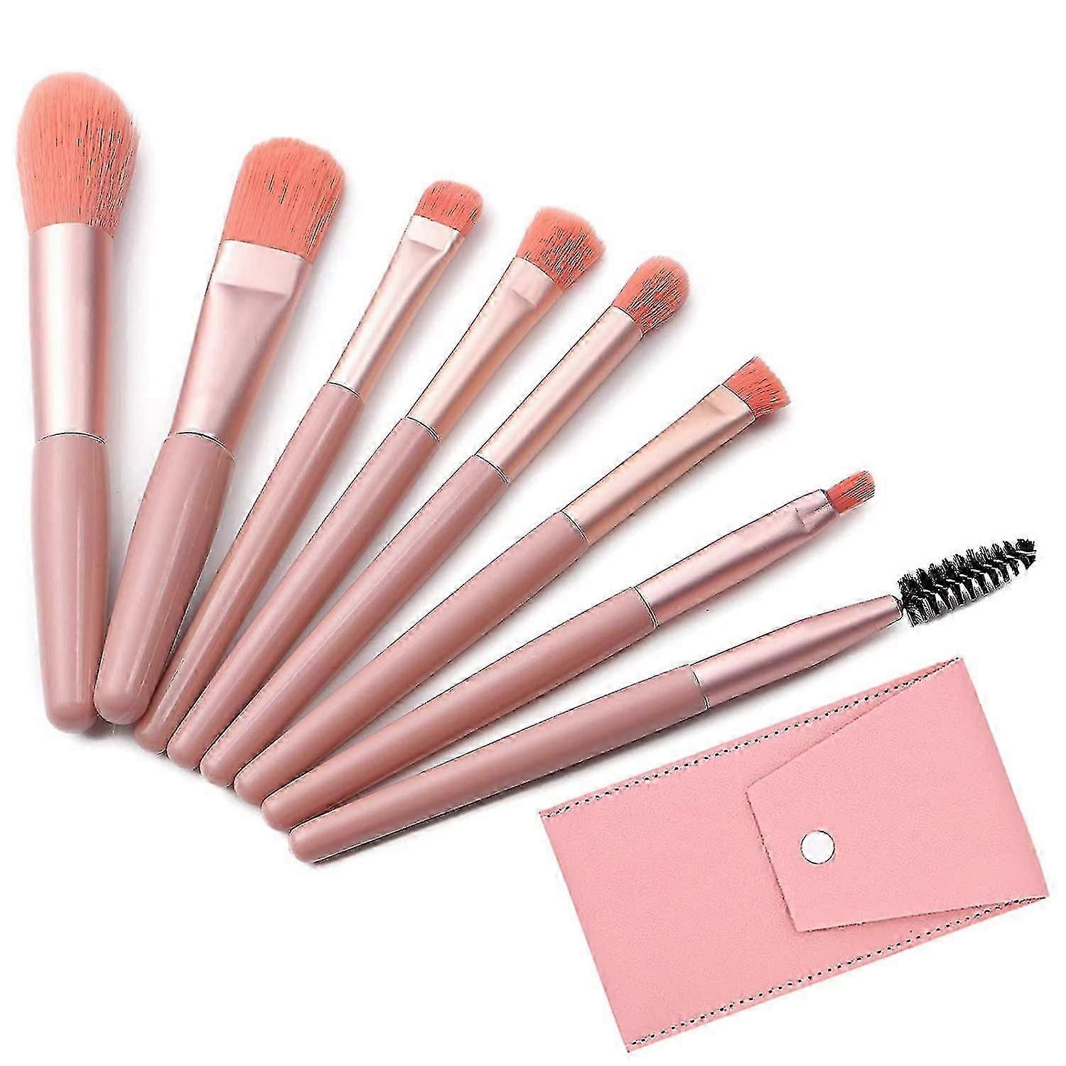 Makeup Brush Set 8 Piece Mini Ladies Makeup Brush Set