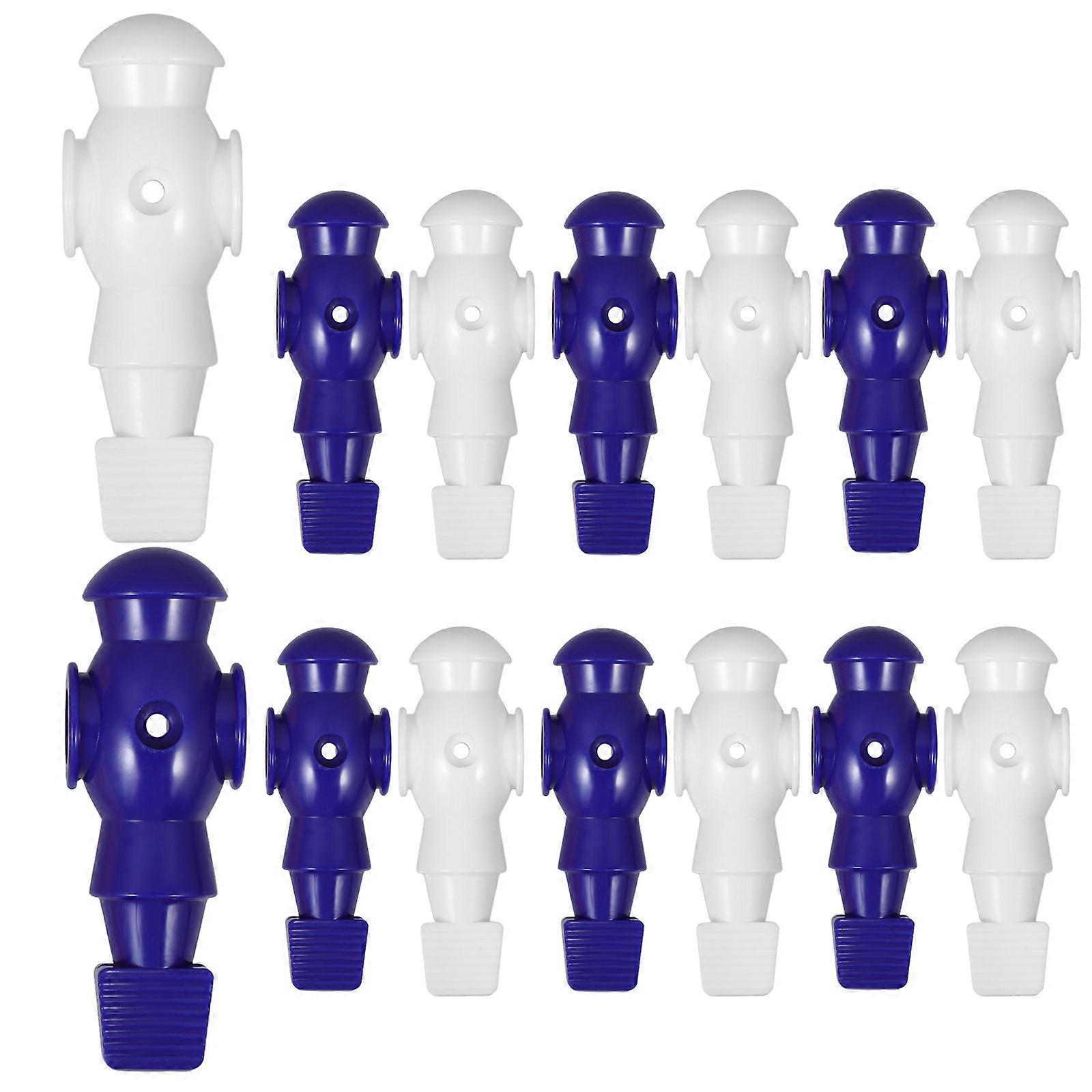 Table Foosball Bushings 26Pcs Foosball Player Figures White Plastic Replacement Parts For Table Football Parts