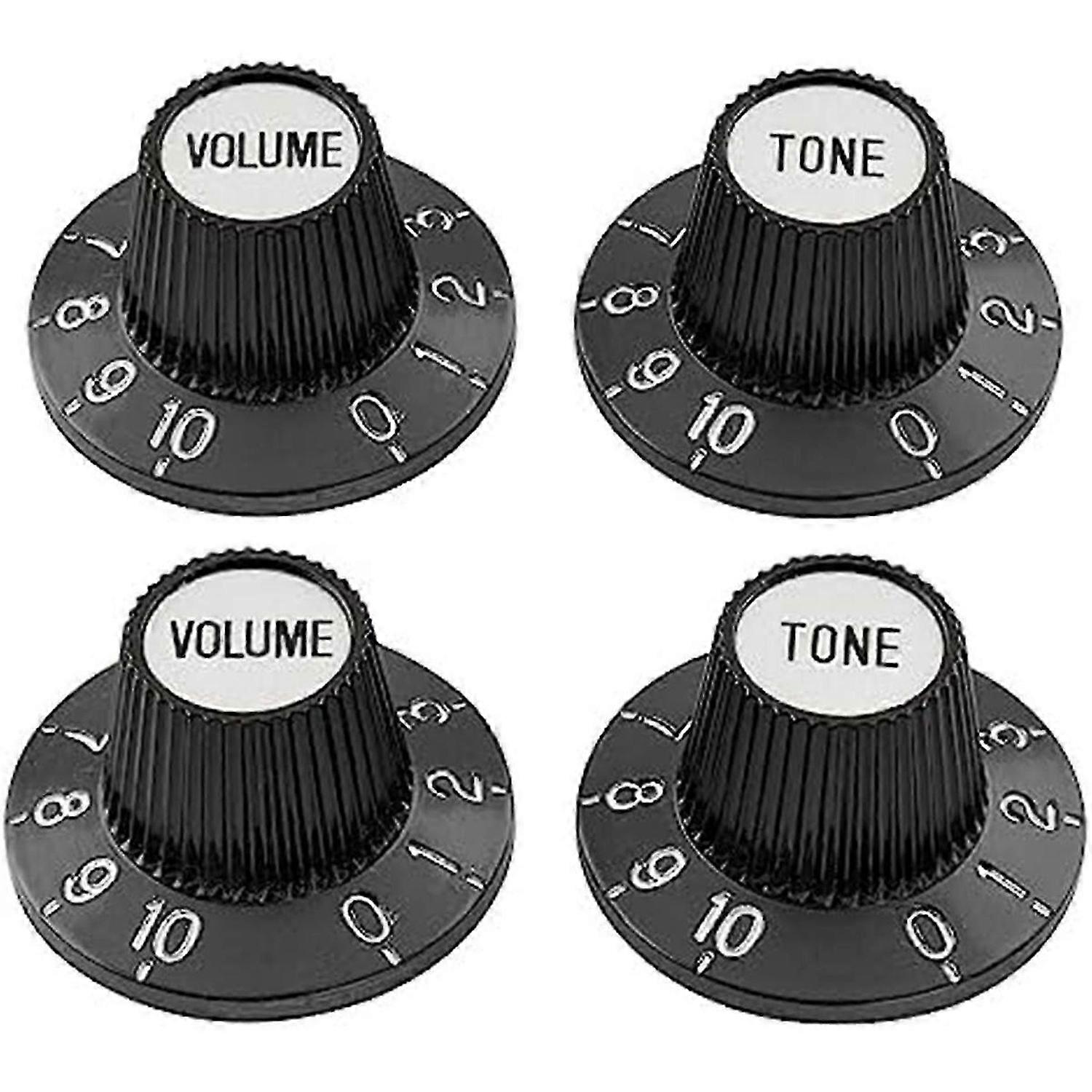Witch Hat Knobs Top Hat Knobs Tone Volume Control Knobs for Electric Guitar Bass Amplifier Effect Pe