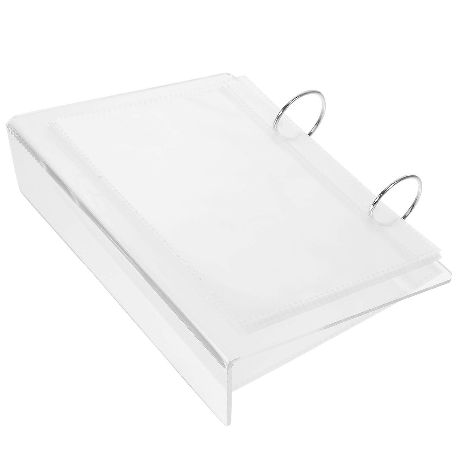 Photo Album Display Stand Transparent Acrylic Photo Storage Home Use 1Pack
