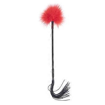 Red Whip with Non-Slip Handle