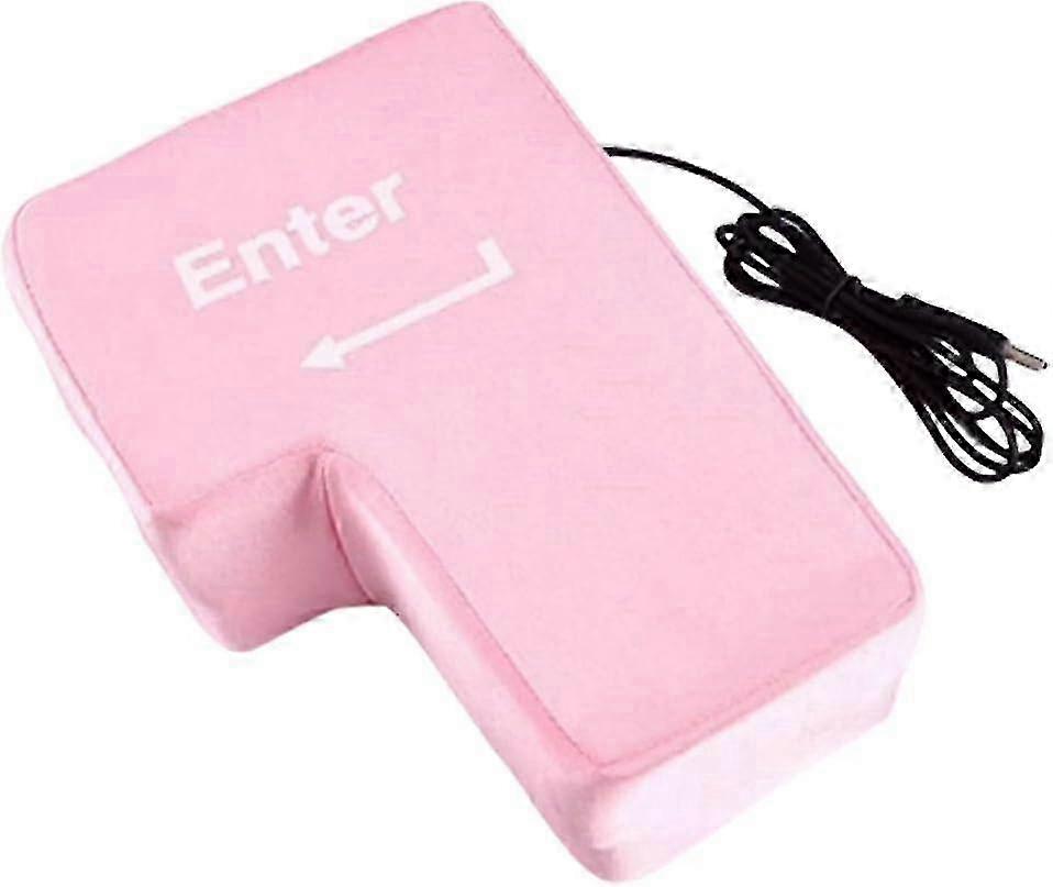 Large USB Enter Button Desktop Nap Pillow