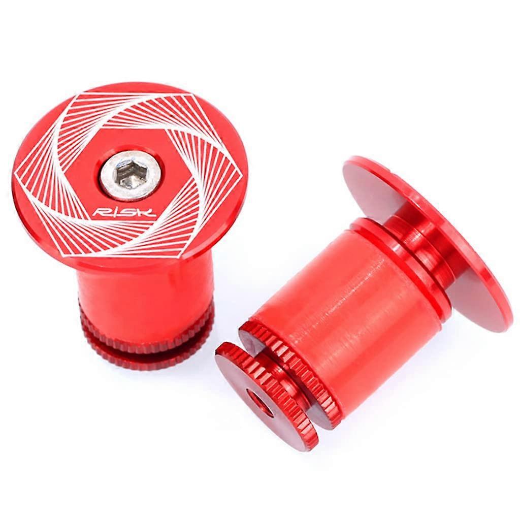 Bicycle Grip End Lock Road Bike Handlebar End Caps Clamp Rod End Stopper Universal Fit