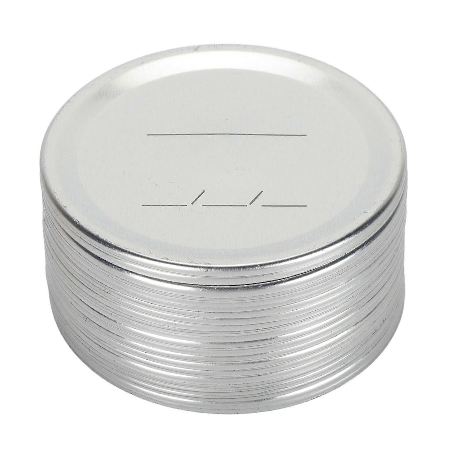 2025 Neuestes Modell 22pcs Einmachglasdeckel Wiederverwendbares Metall Split Type Regular