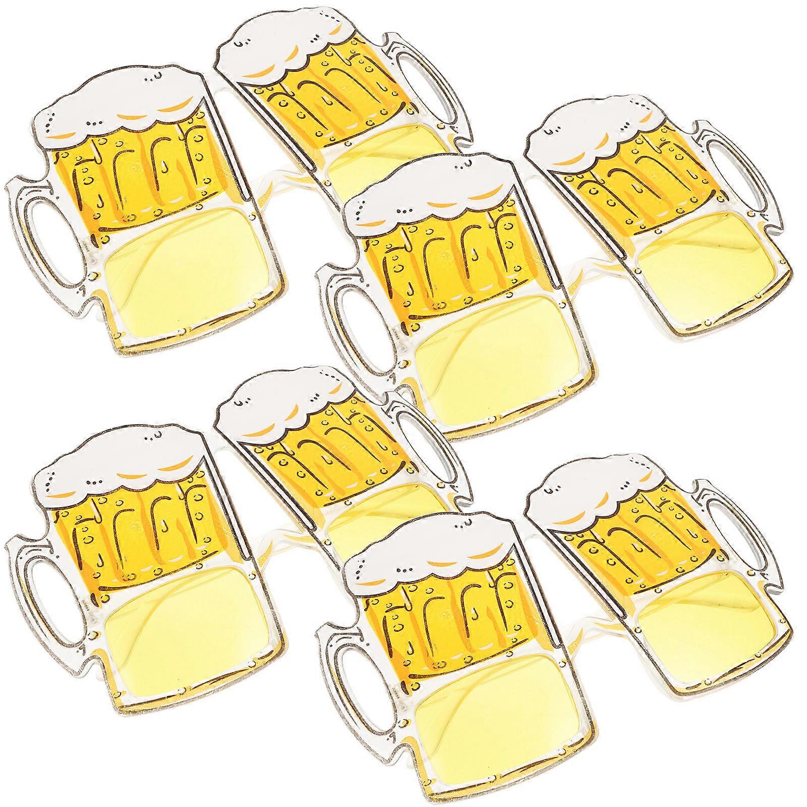 Novelty Glasses Drinking Wacky Glasses For Costume Party And New Year Celebration Golden 4Pcs