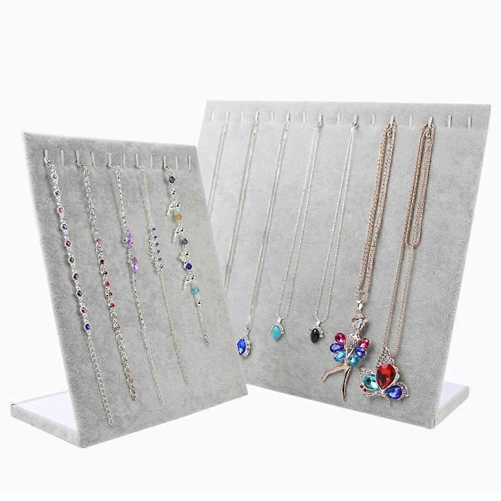 Jewelry Organizer Display Stand Scratch Prevention Grey Small Size 1Pack