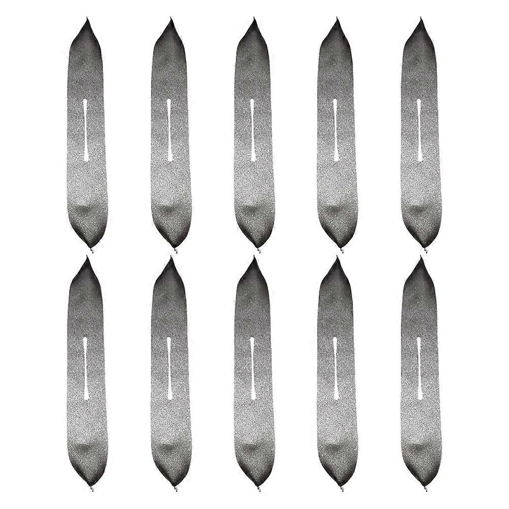 Grip Hangers Sponge Cover Rectangular Black For Wardrobe Organization Non Slip 10Pcs