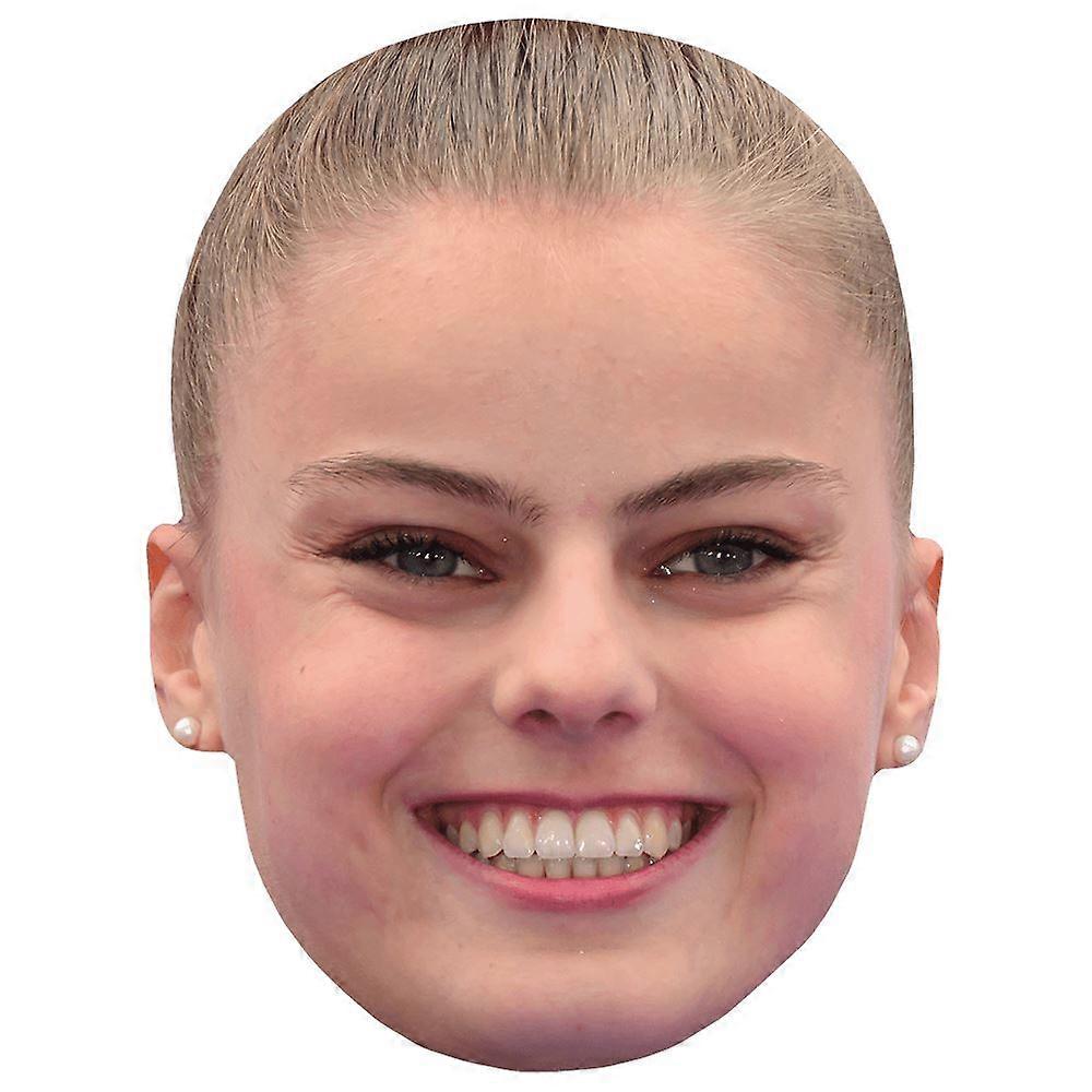 Tina Hausmann (Smile) Celebrity Mask, Flat Card Face