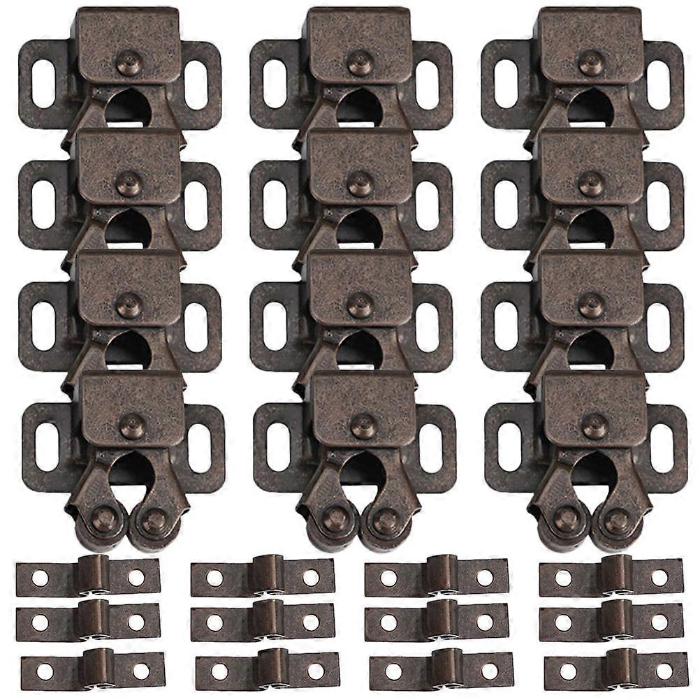 20pcs Double Roller Catch Door Latches for Cabinet, Cupboard, Closet Doors – Smooth, Noise Reducing, Easy Open Design for Pantry and Wardrobe