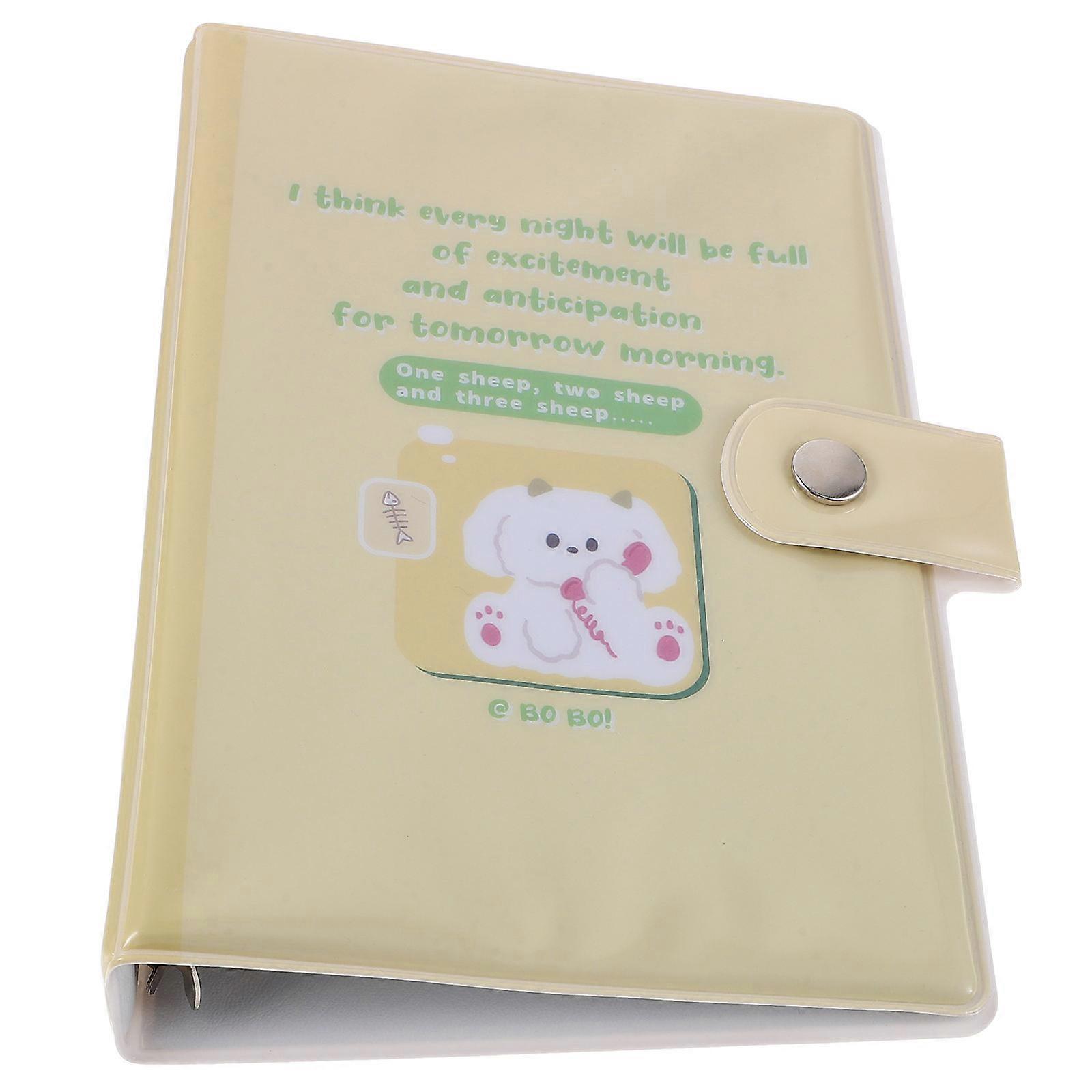 Cartoon Binder Shell Style for Office Use Paper Protection A6 Size 1Set