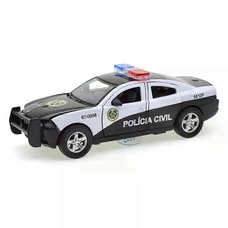1:32 Diecasts κραμάτων προσομοίωσης αστυνομικών μοντέλων αυτοκινήτων παιχνιδιών τραβούν πίσω το φως και τον ήχο συλλογή μεταλλικών οχημάτων στολίδι για τα δώρα παιδιών