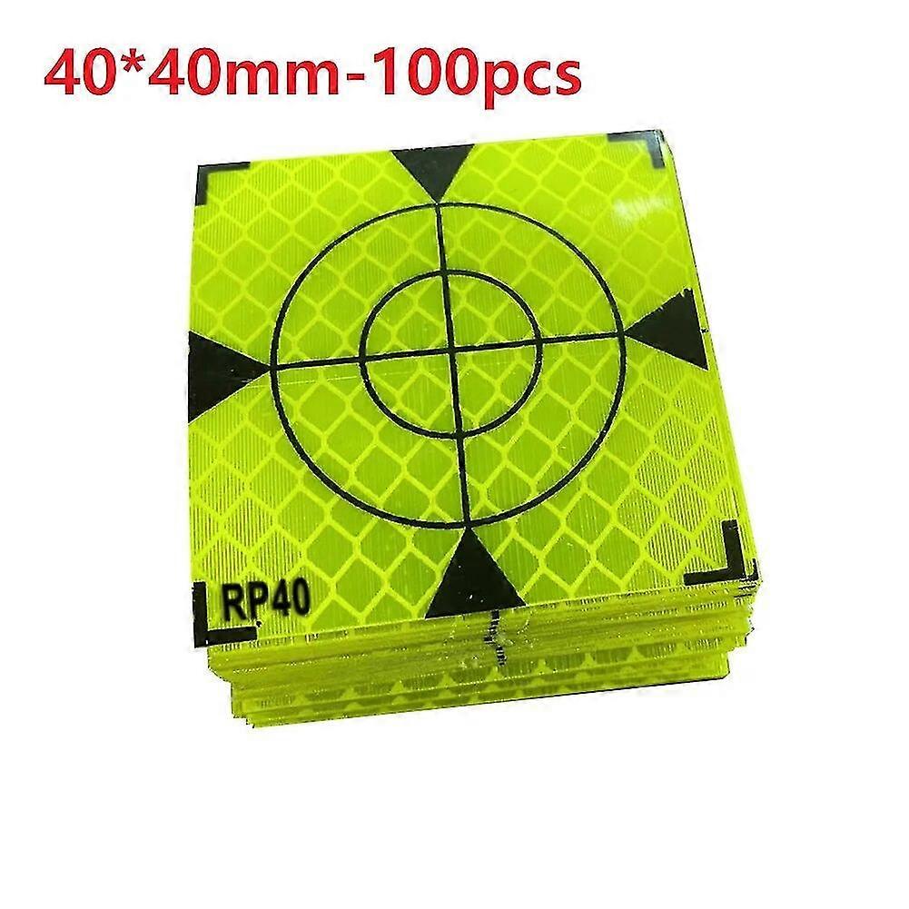 2025 100pcs 20/30/40/50/60mm Total Station Reflector Reflector Target Reflector Sheet For Total Station Survey Geography~13078