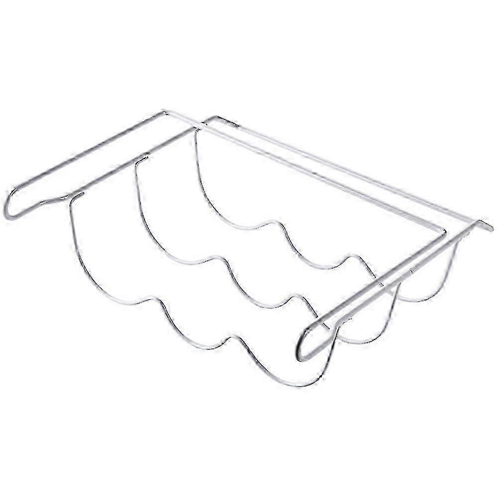 White Iron Beer Bottle Storage Rack - Refrigerator Display Organizer, 22x31x8.5cm - Stylish Storage Solution for Bottles