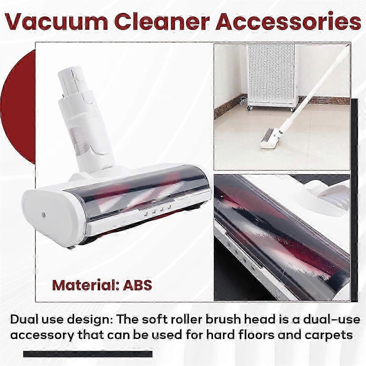 Pour Xiaomi K10/G10 Xiaomi 1C/Dreame V8/V9B/V9P/V11/G9 Aspirateur Brosse de Sol Électrique Tête Brosse de Nettoyage Lumière LED - Electroménager