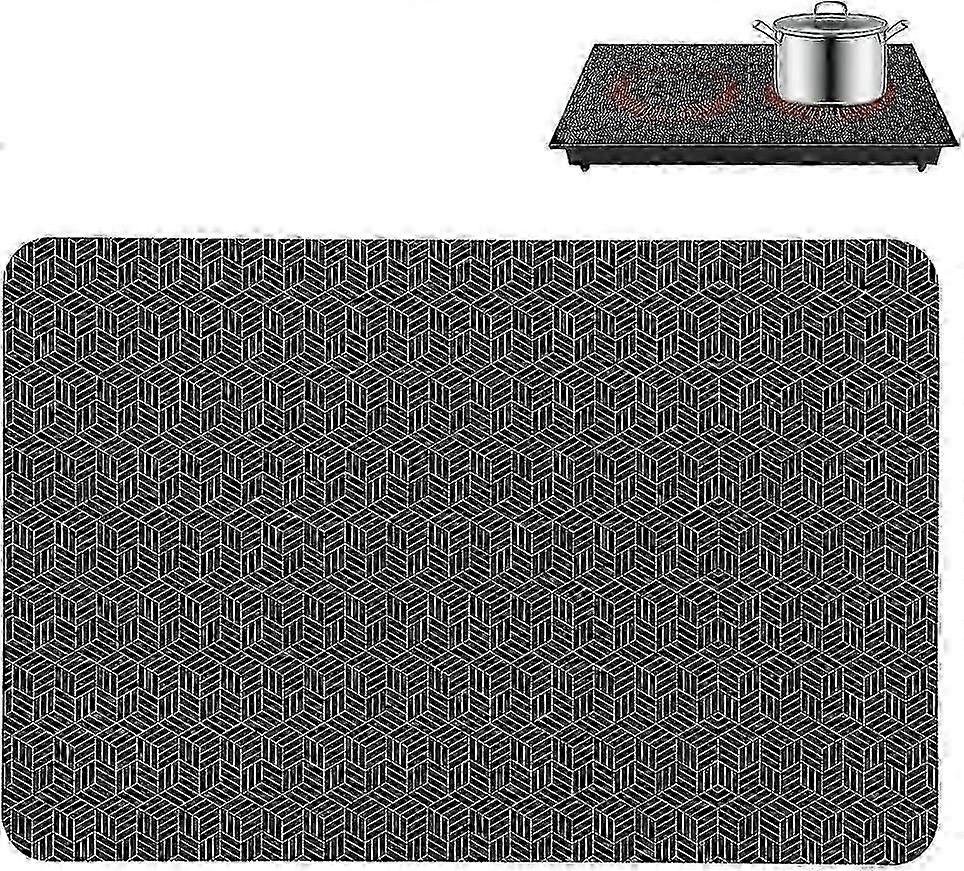 Induction Hob Protector Mat, Induction Cooktop Mat, 52 * 78cm Multifunctional Silicone Induction Cooker Covers for Induction Stove